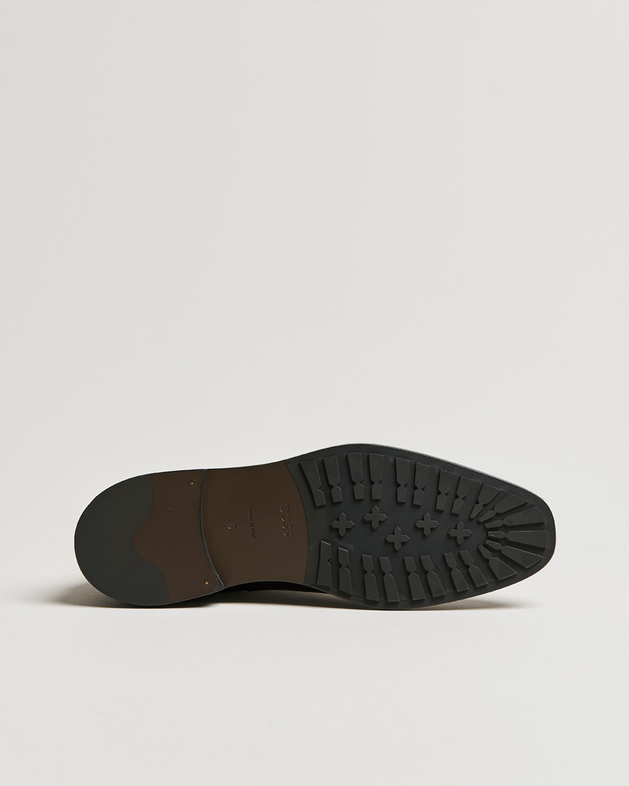 Herren | BOSS Lisbon Leather Chelsea Boots Black | BOSS BLACK | BOSS Lisbon Leather Chelsea Boots Black