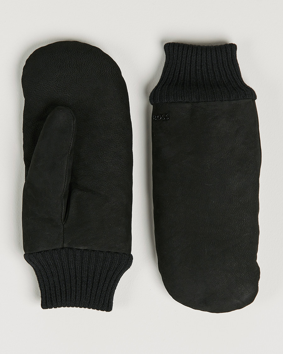 Herren | Halmor Padded Gloves Black | BOSS BLACK | Halmor Padded Gloves Black