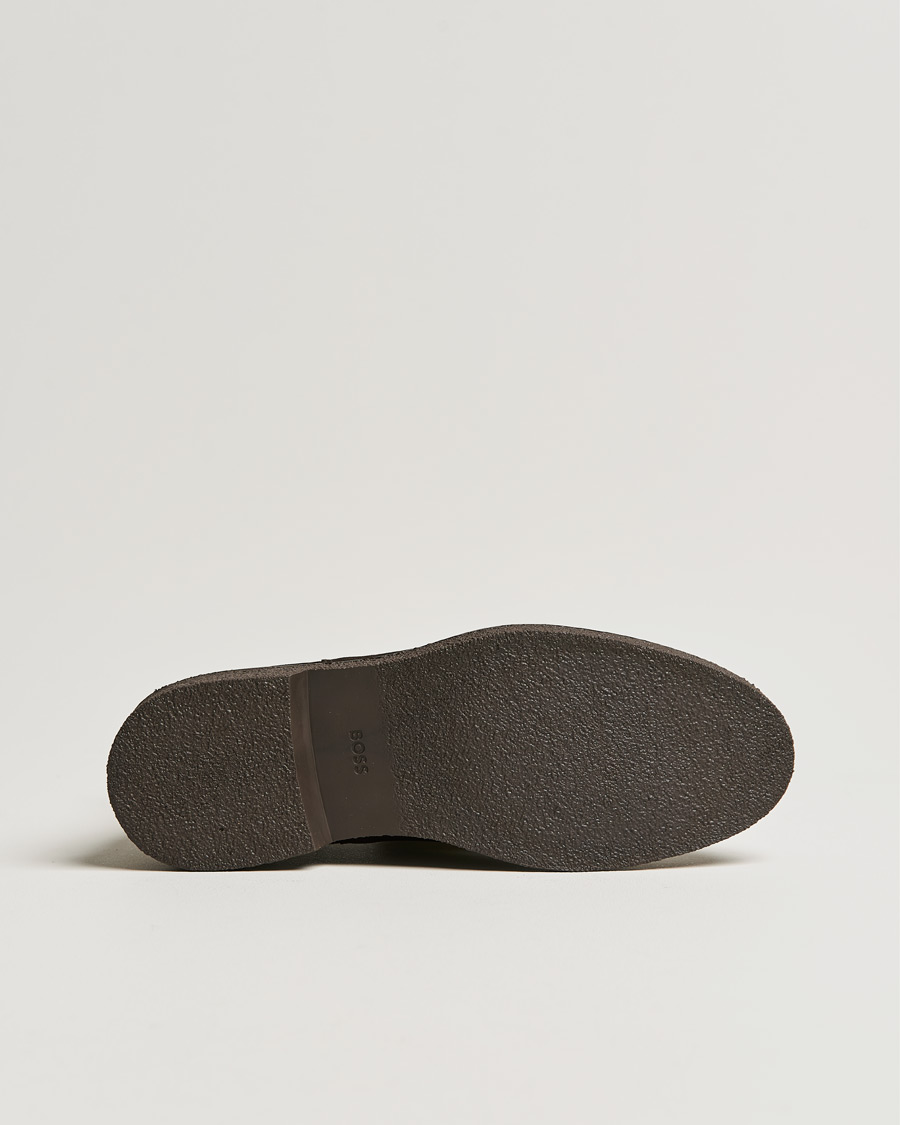 Herren | BOSS Tunley Suede Chelsea Boots Dark Brown | BOSS BLACK | BOSS Tunley Suede Chelsea Boots Dark Brown