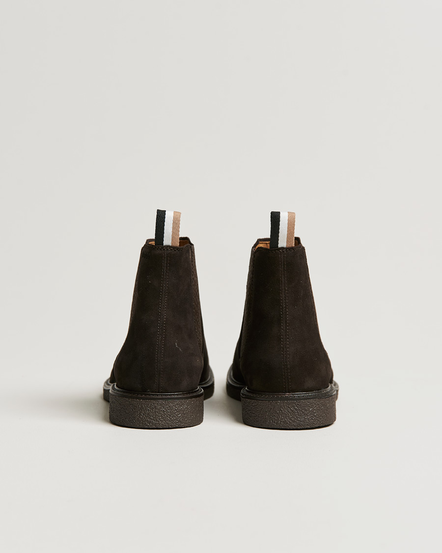 Herren | BOSS Tunley Suede Chelsea Boots Dark Brown | BOSS BLACK | BOSS Tunley Suede Chelsea Boots Dark Brown