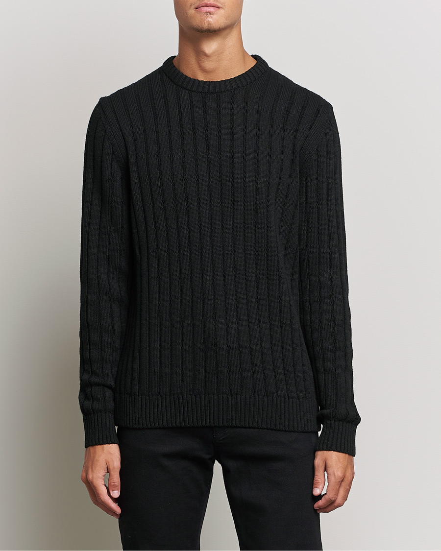 Herren |  | BOSS | Laaron Strucktured Knitted Sweater Black