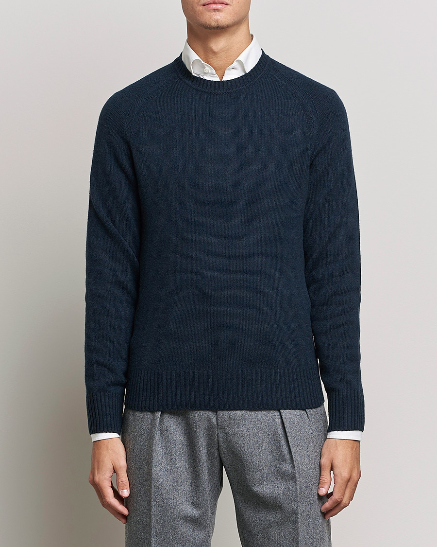 Herren | Pullover | BOSS | Lolive Knitted Sweater Dark Blue
