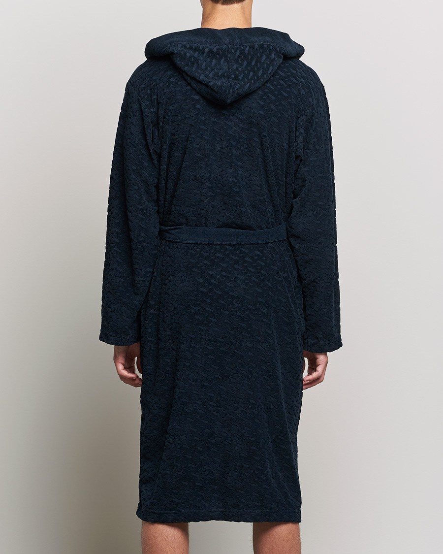 Herren | Schlafanzüge & Bademäntel | BOSS BLACK | BOSS Terry Robe Dark Blue