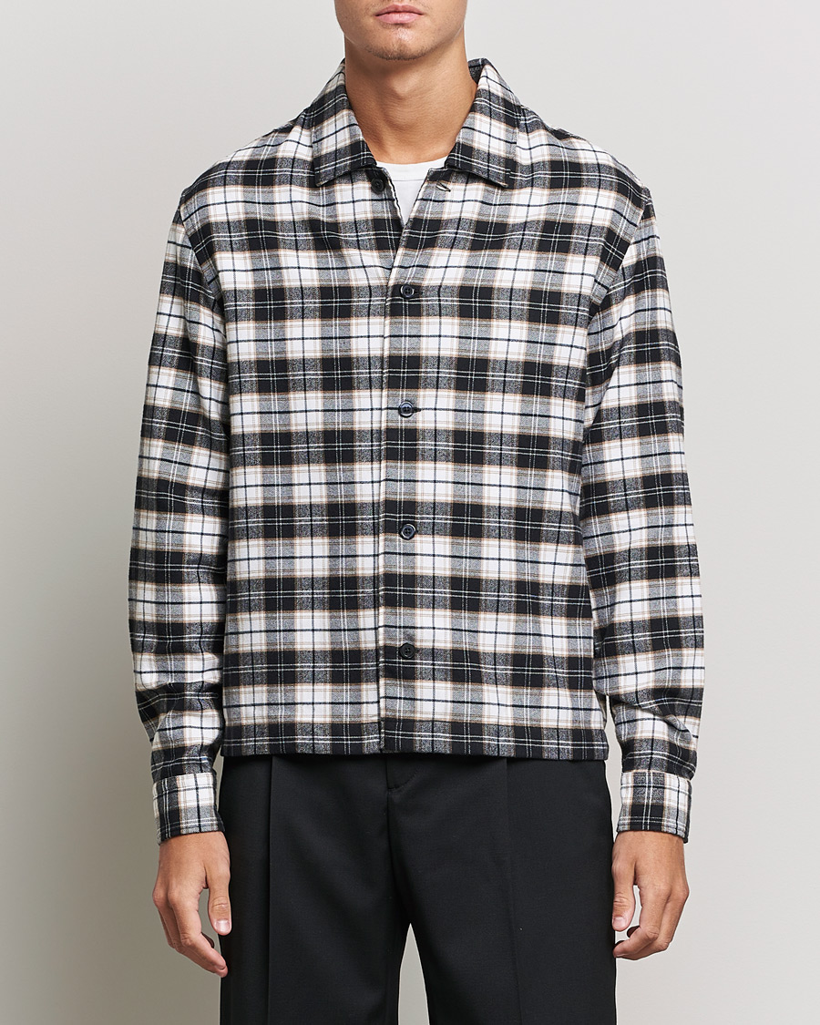 Herren | Flannellhemden | BOSS | Nolan Check Flannel Shirt Black