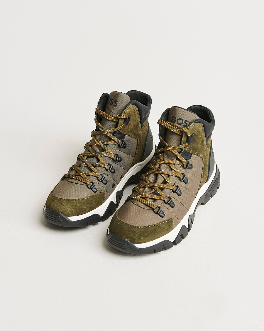 Herren | Schuhe | BOSS | Chester Hiking Boot Dark Green