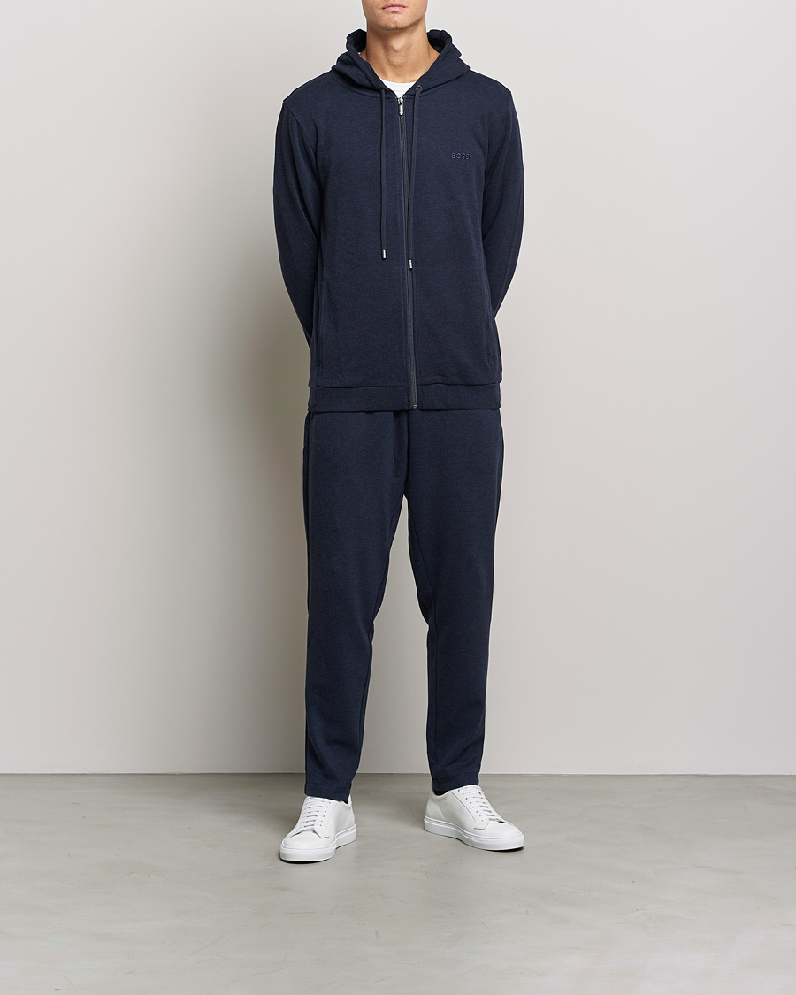 Herren | Hosen | BOSS BLACK | BOSS Cashmere Sweatpants Dark Blue