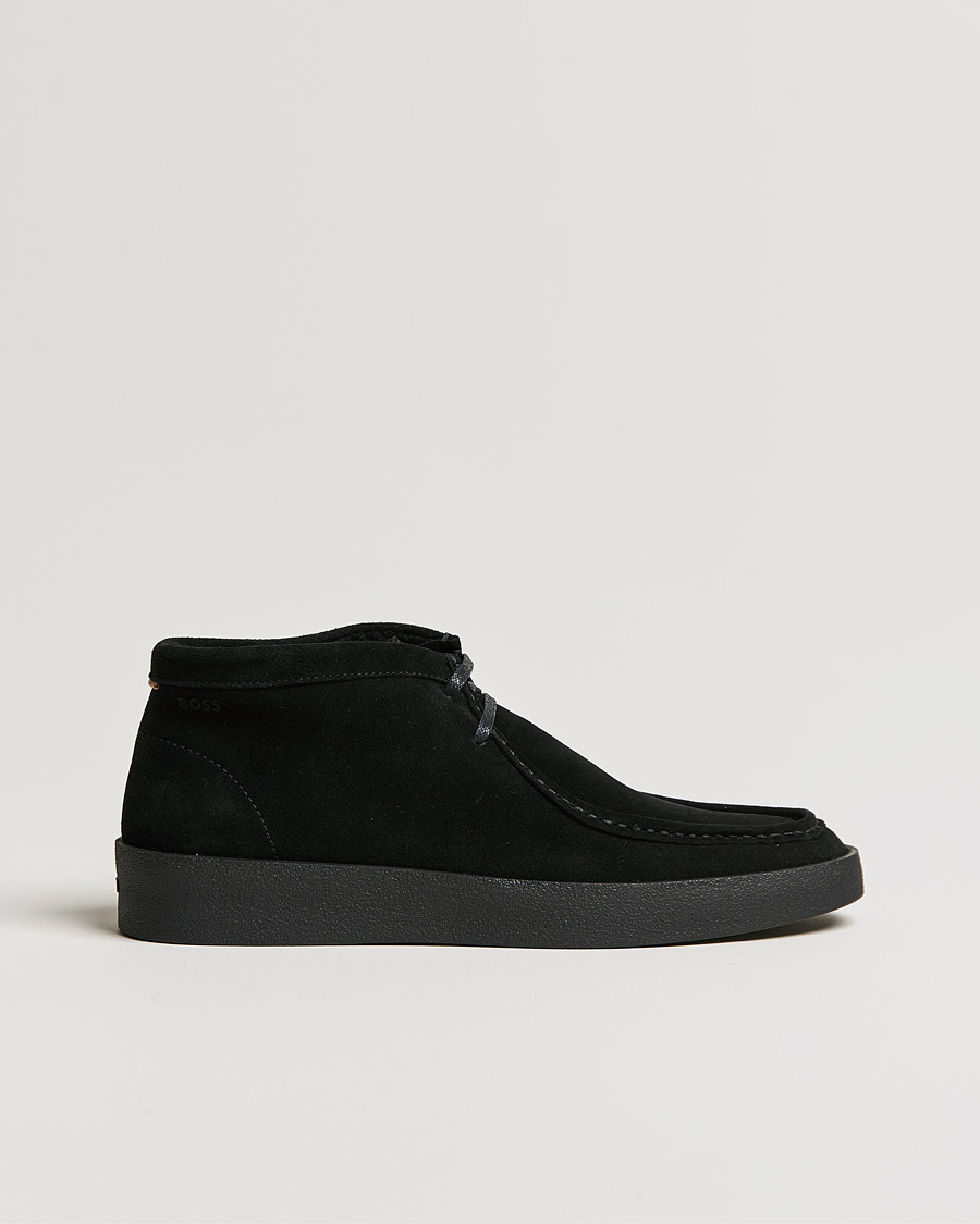 Herren | Sneaker | BOSS | Clay Suede Chukka Sneaker Boot Black