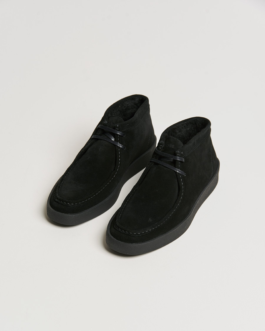Herren | Schuhe | BOSS | Clay Suede Chukka Sneaker Boot Black
