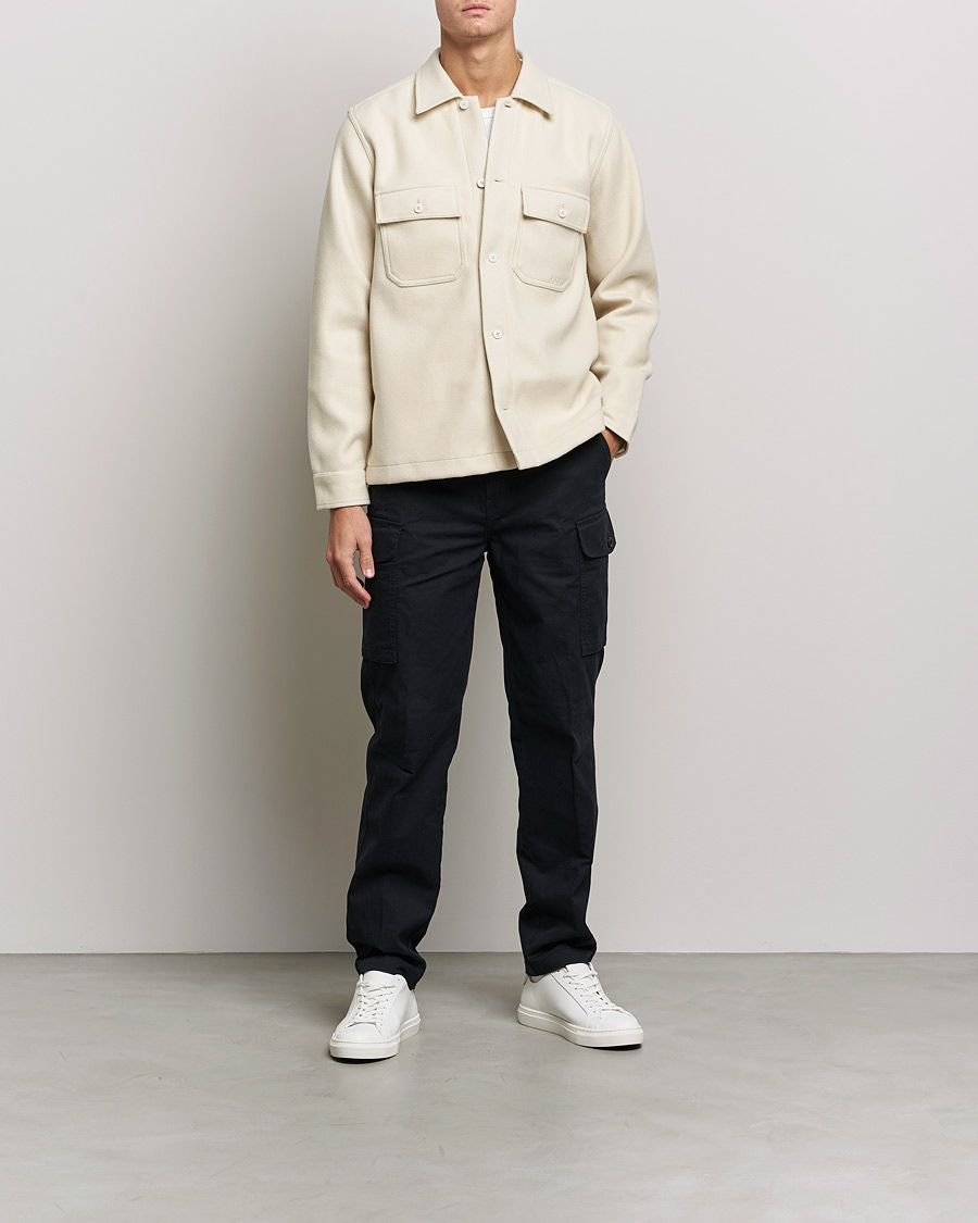Herren | Hemden | BOSS Casual | Lovvo Pocket Overshirt Open White