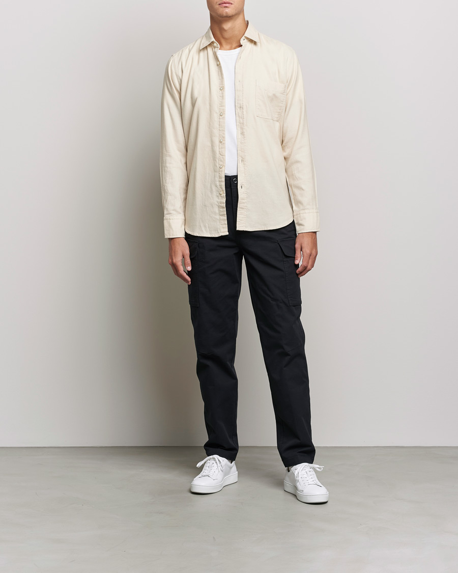 Herren | Hemden | BOSS ORANGE | Relegant Flannel Shirt Open White