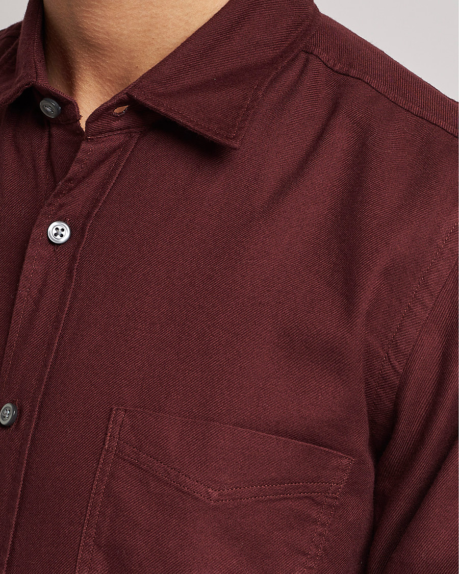 Herren | Hemden | BOSS ORANGE | Relegant Flannel Shirt Dark Red