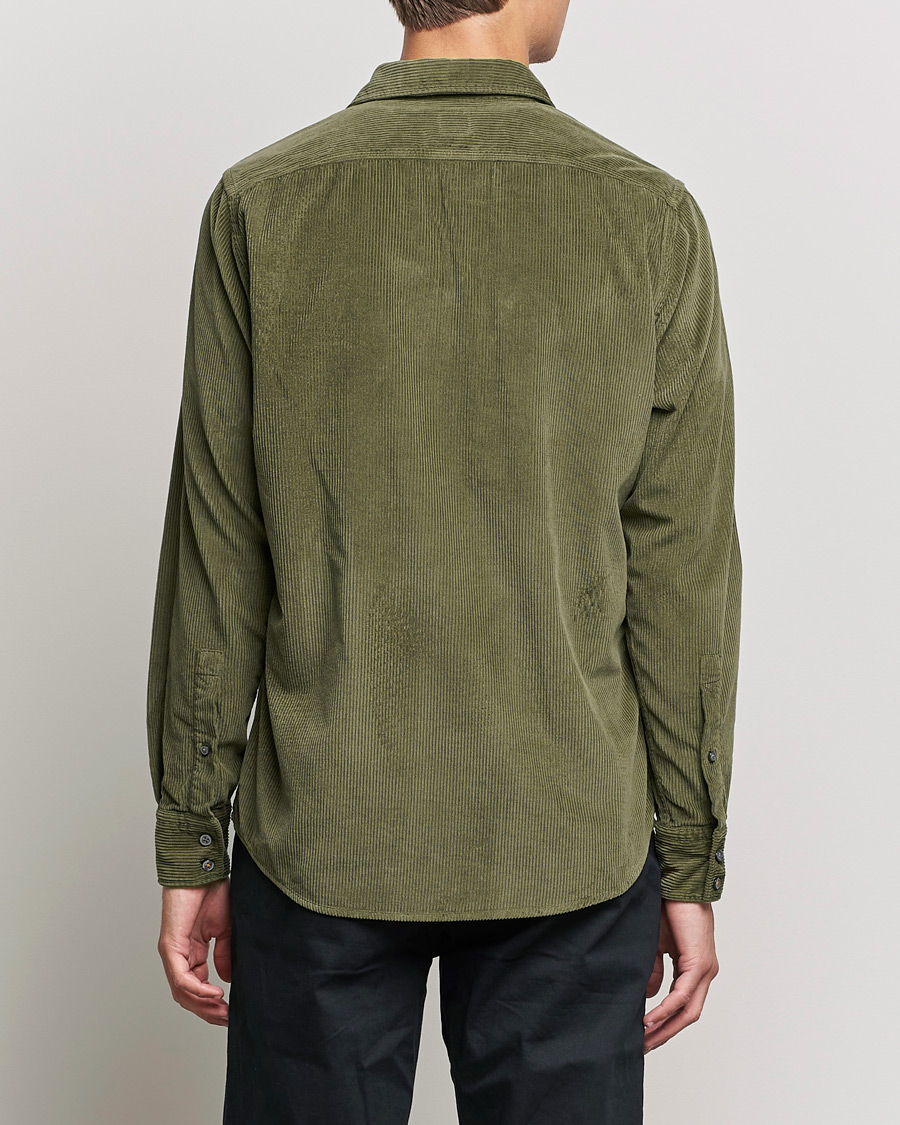 Herren | Hemden | BOSS ORANGE | Relegant Corduroy Shirt Dark Green