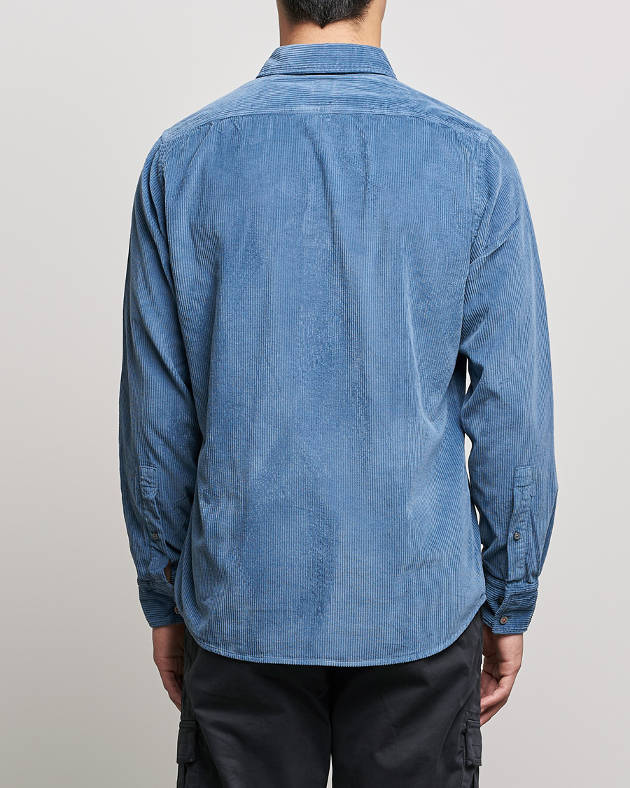 Herren | Hemden | BOSS ORANGE | Relegant Corduroy Shirt Bright Blue