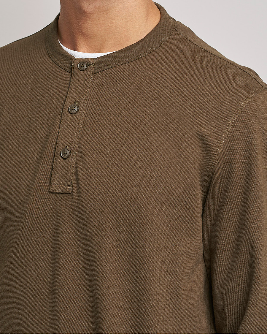 Herren | Pullover | BOSS ORANGE | Teetwill Henley Dark Green