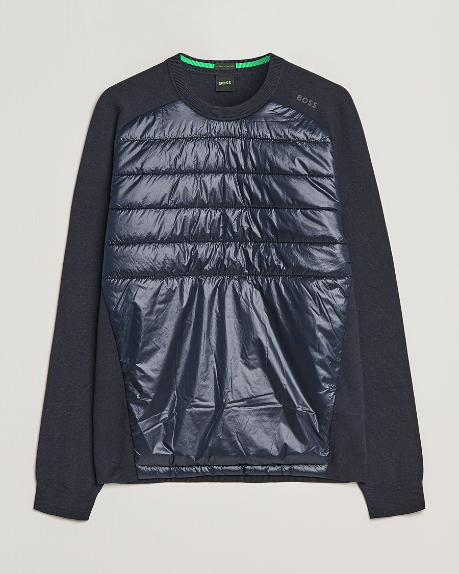 Herren | Pullover | BOSS GREEN | Zarlim Hybrid Sweatshirt Dark Blue