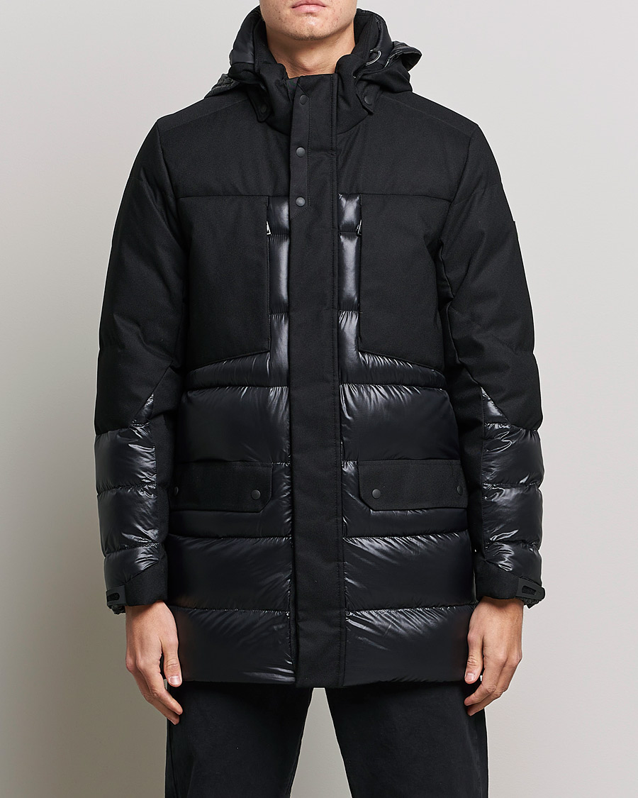 Herren | Boss Jacken | BOSS GREEN | Arviko Semi Glossy Down Parka Black