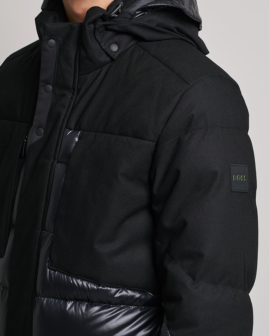 Herren | Jacken | BOSS GREEN | Arviko Semi Glossy Down Parka Black