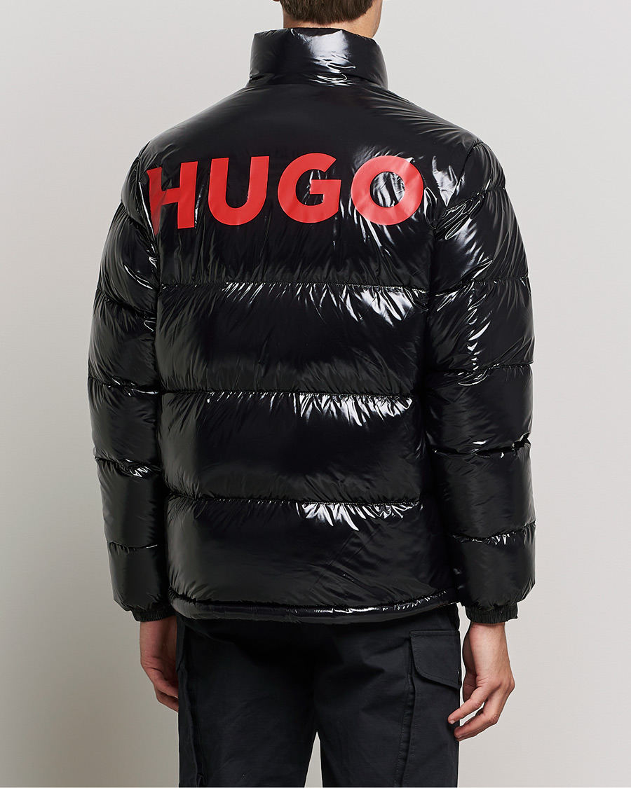 Herren | Jacken | HUGO | Biron Glossy Down Jacket Black