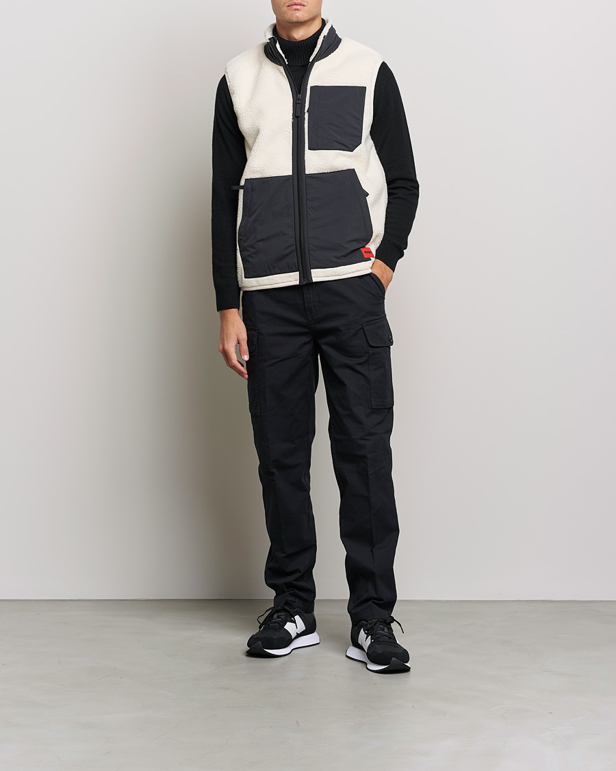 Herren | Pullover | HUGO | Dangerine Teddy Vest Natural