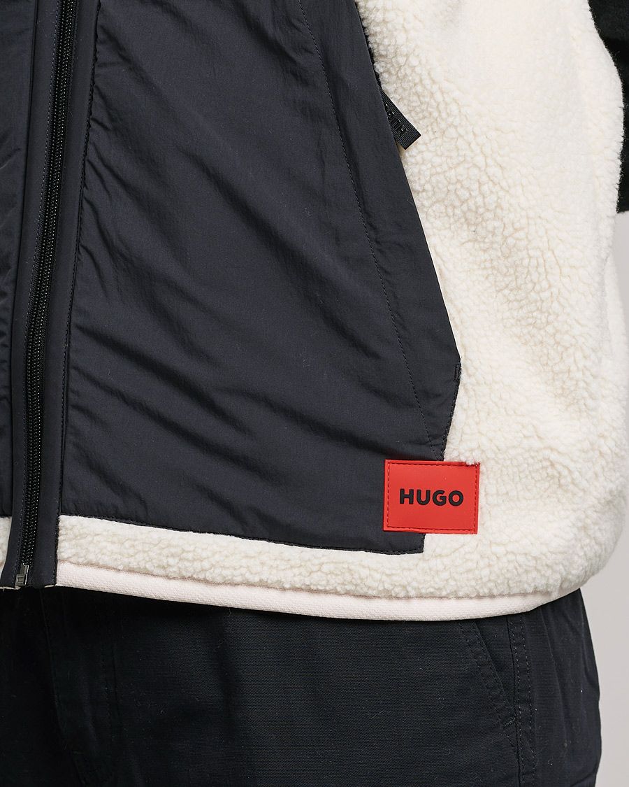 Herren | Pullover | HUGO | Dangerine Teddy Vest Natural