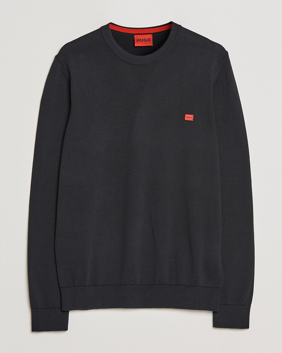 Herren | Pullover | HUGO | San Cassius Knitted Sweater Black