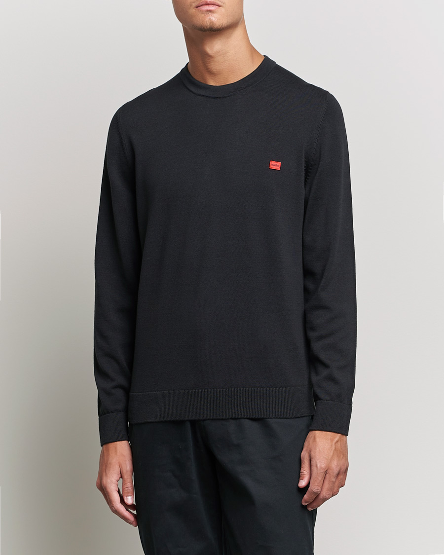 Herren | Pullover | HUGO | San Cassius Knitted Sweater Black