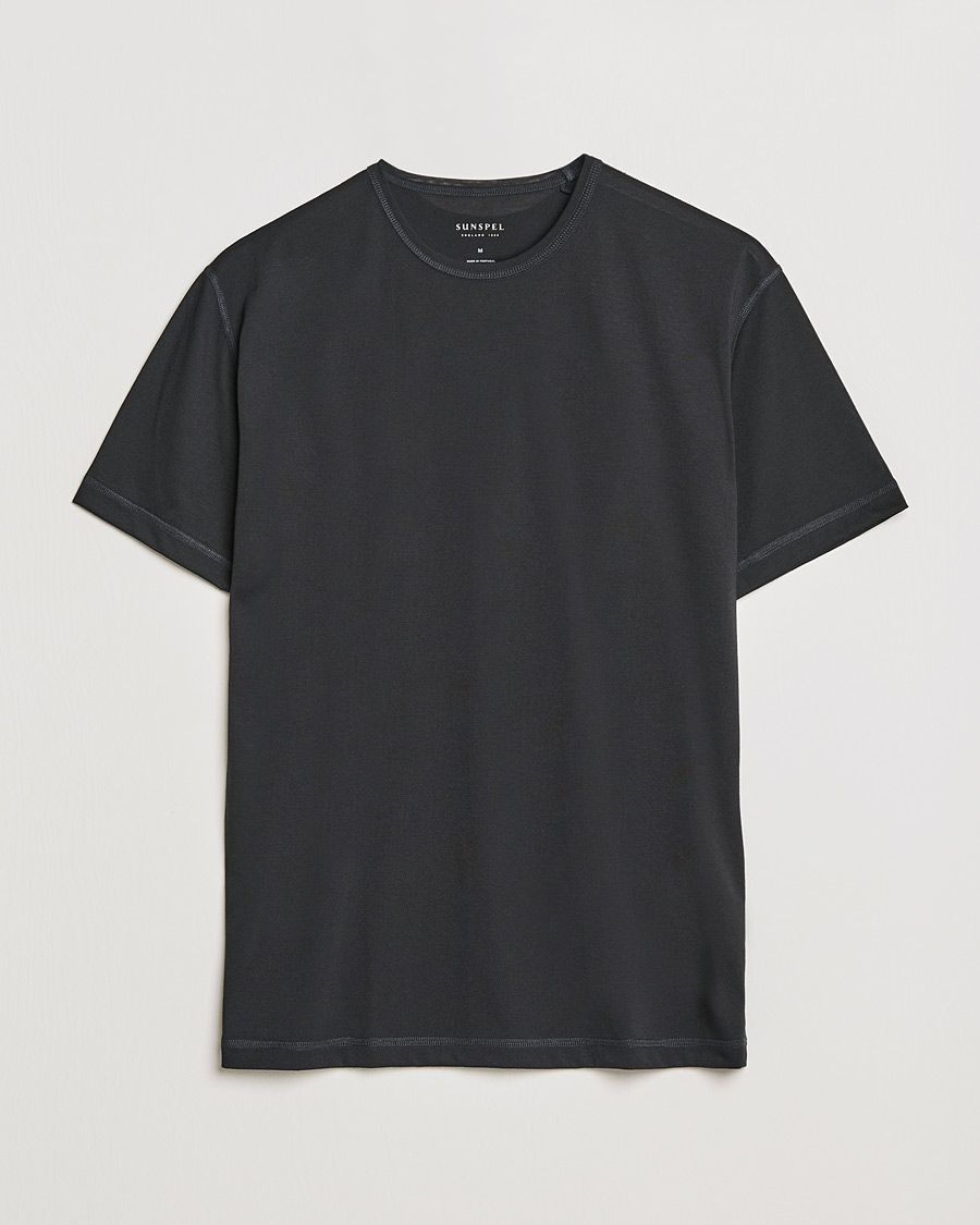 Herren | T-Shirts | Sunspel | Active Tee Black