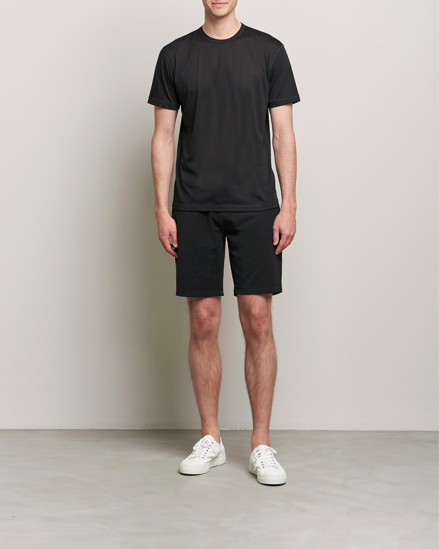 Herren | T-Shirts | Sunspel | Active Tee Black
