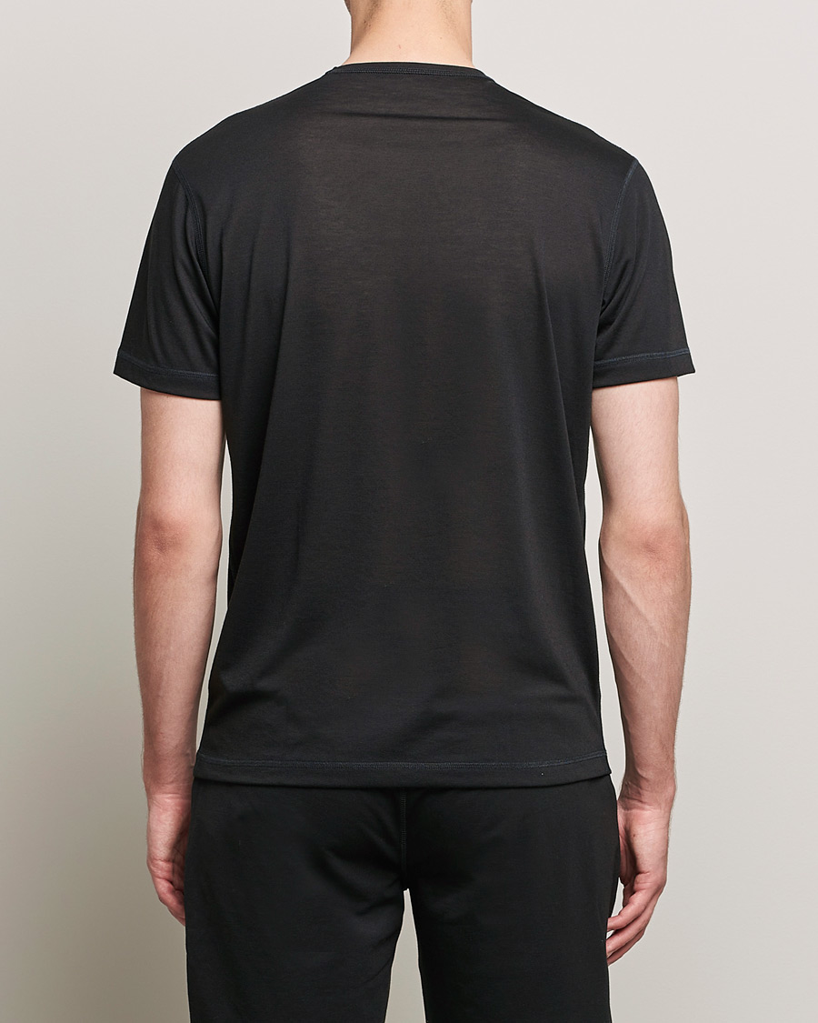 Herren | T-Shirts | Sunspel | Active Tee Black