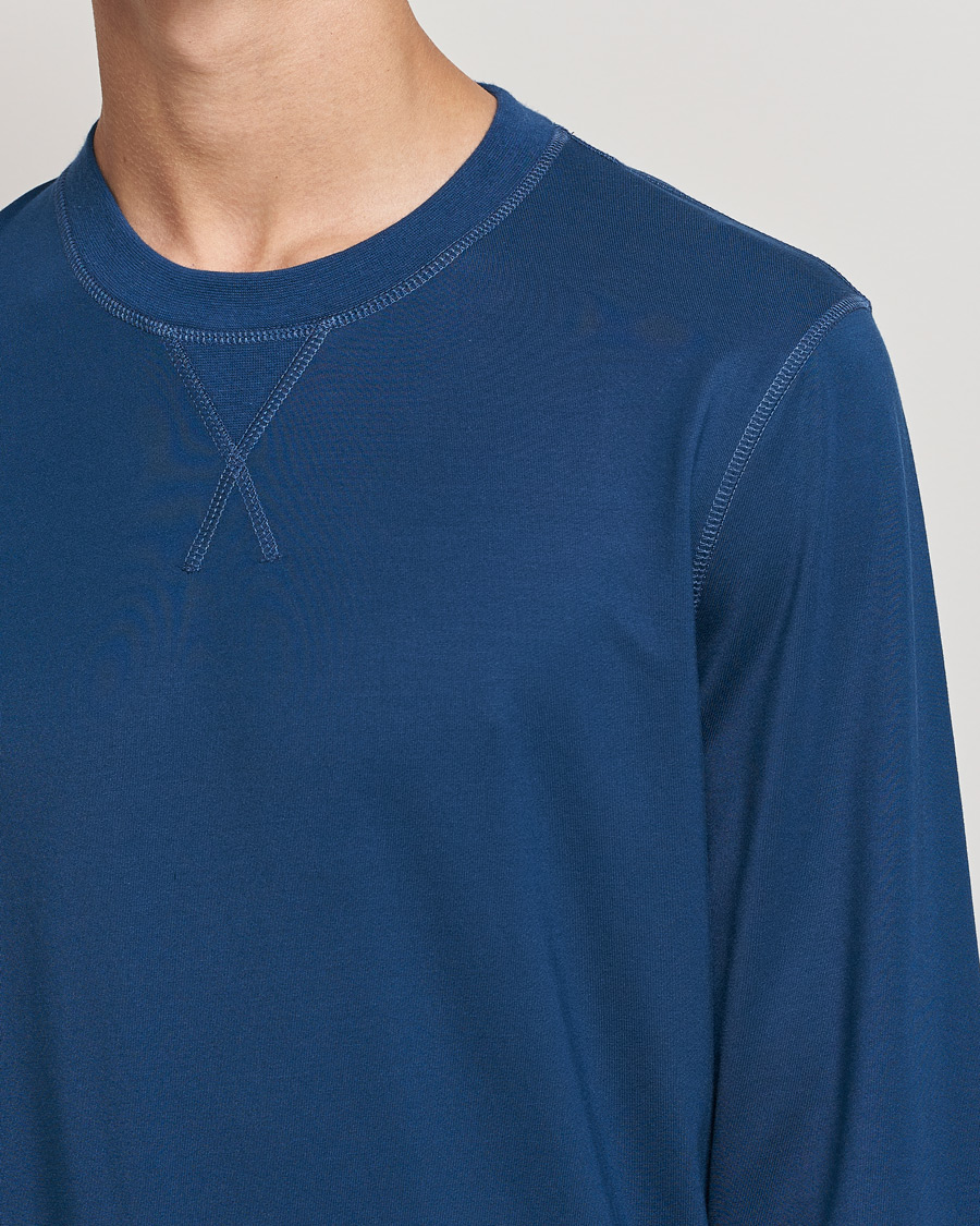 Herren | Pullover | Sunspel | Active Sweatshirt Navy