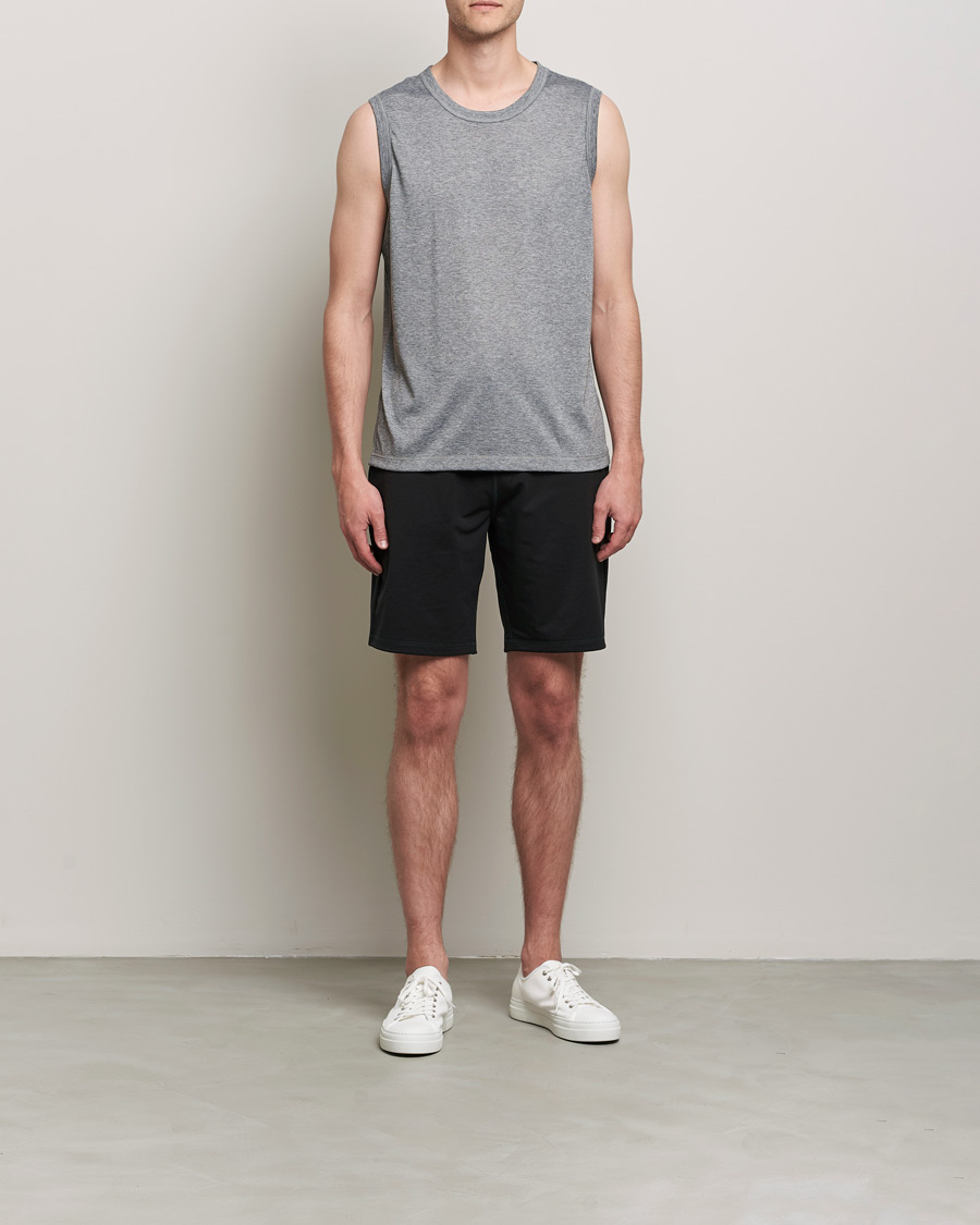 Herren | T-Shirts | Sunspel | Active Vest Grey Melange