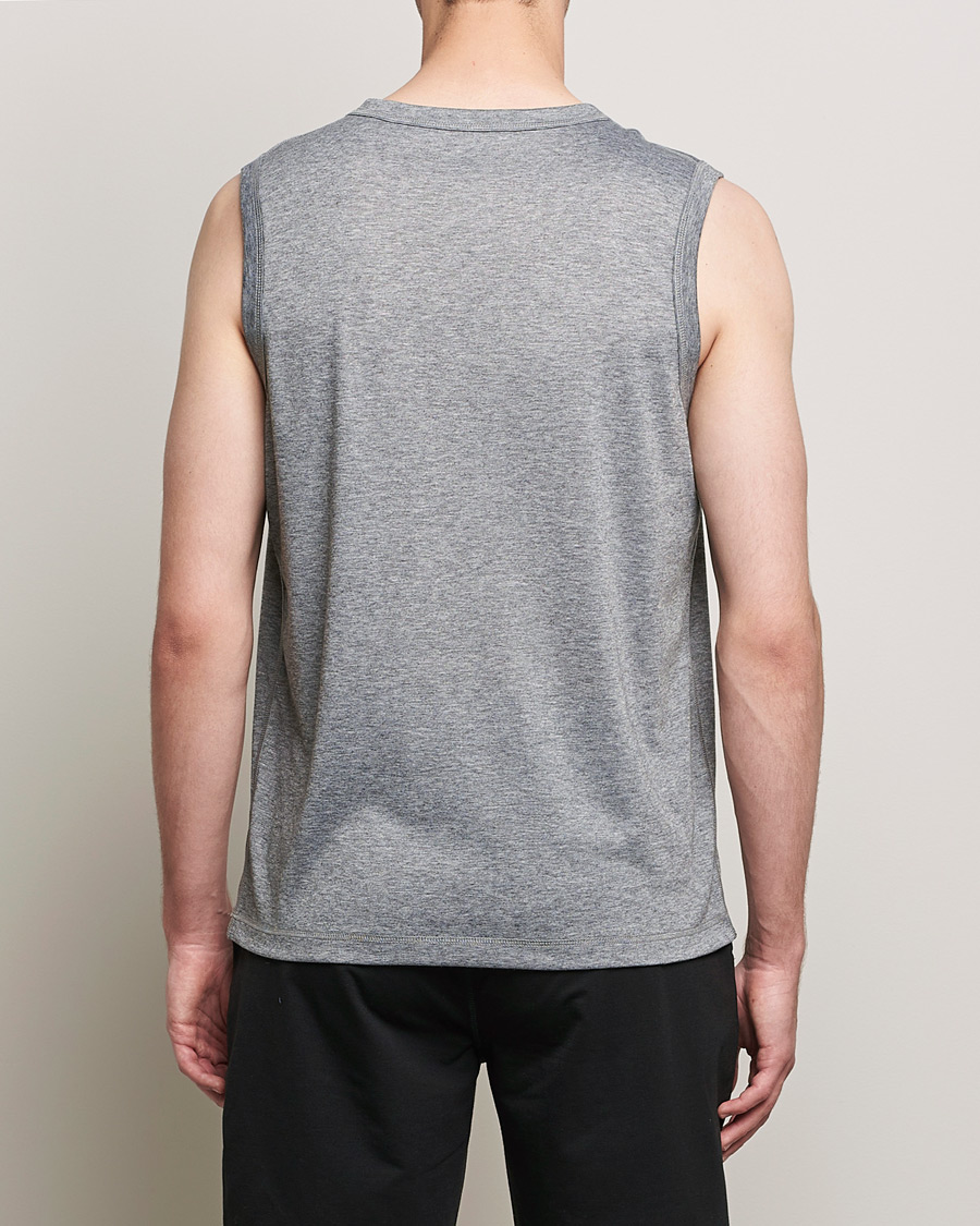 Herren | T-Shirts | Sunspel | Active Vest Grey Melange