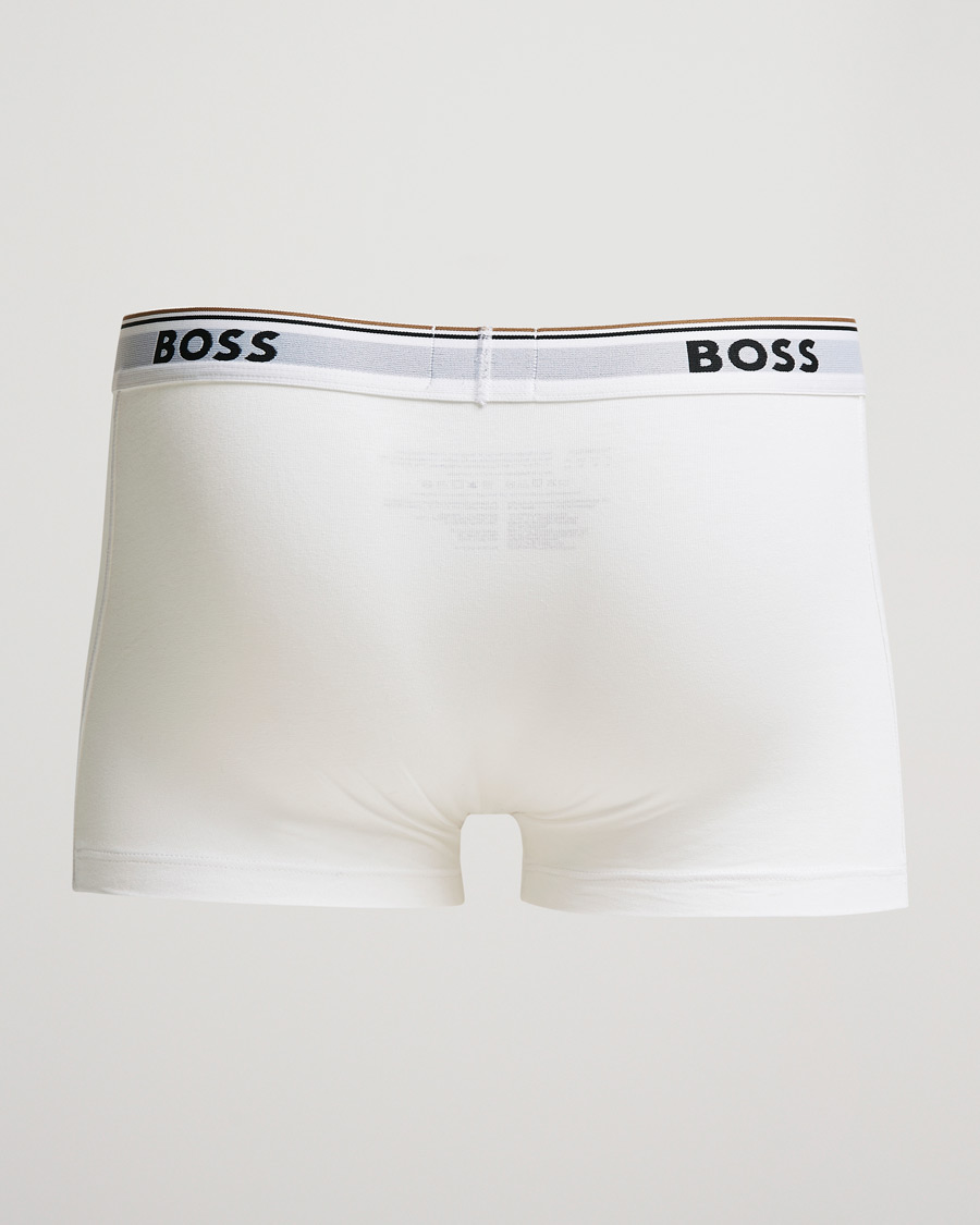 Herren | Unterwäsche | BOSS BLACK | 3-Pack Trunk Boxer Shorts White