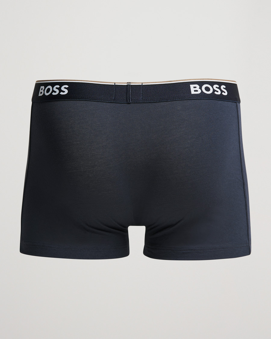 Herren | Unterhosen | BOSS BLACK | 3-Pack Trunk Boxer Shorts Open Blue