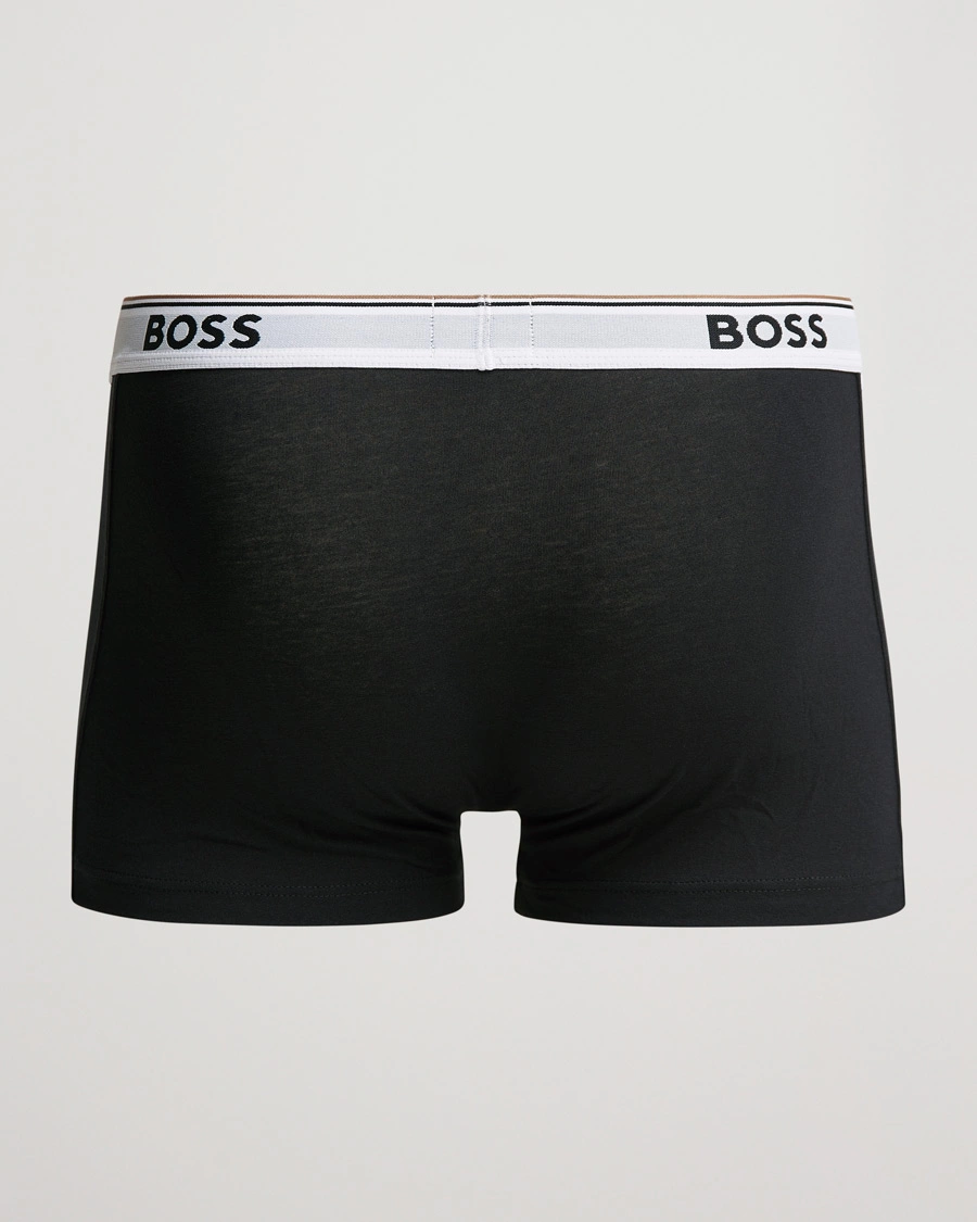 Herren | Unterwäsche | BOSS BLACK | 3-Pack Trunk Boxer Shorts Black/White