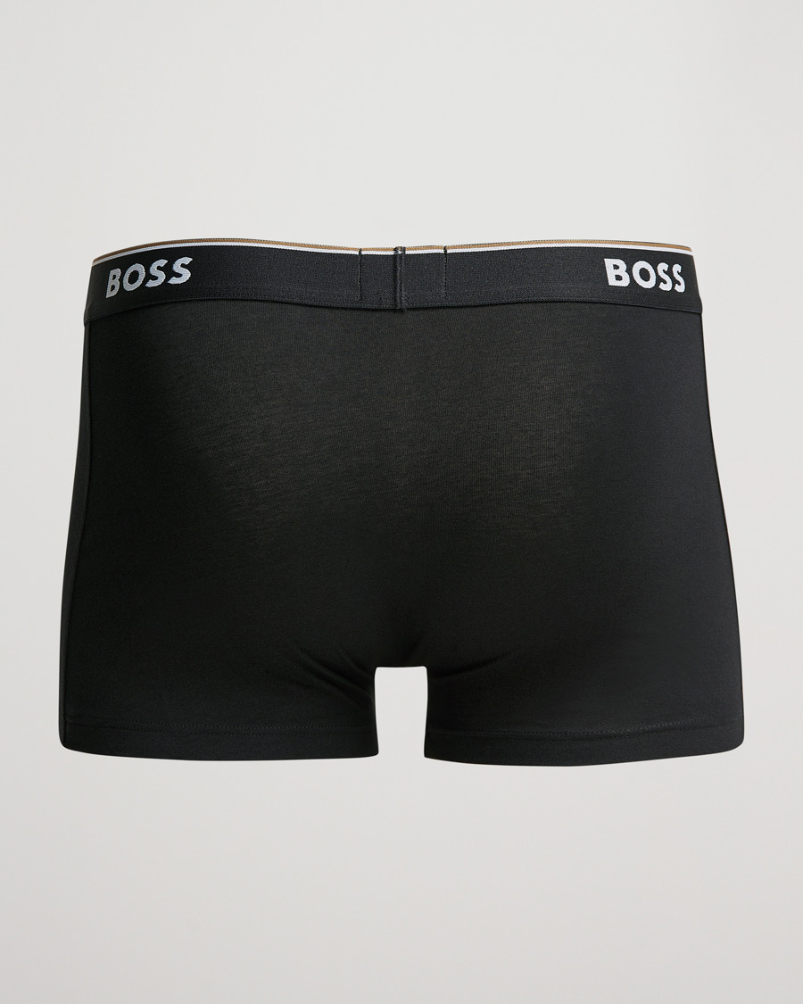 Herren | Bald auf Lager | BOSS BLACK | 3-Pack Trunk Boxer Shorts White/Grey/Black