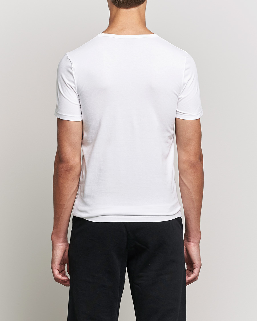 Herren | T-Shirts | BOSS BLACK | 2-Pack V-Neck Slim Fit T-Shirt White