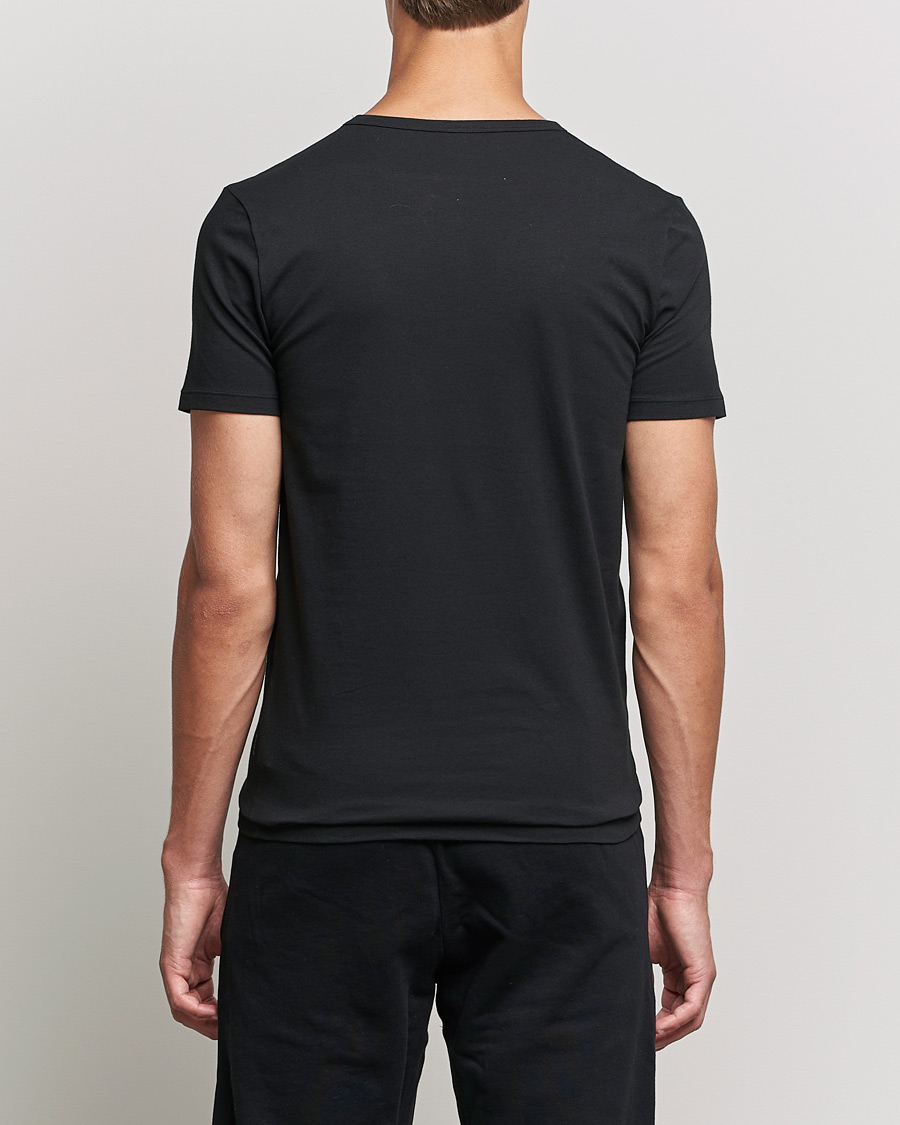 Herren | T-Shirts | BOSS BLACK | 2-Pack Crew Neck Slim Fit T-Shirt Black