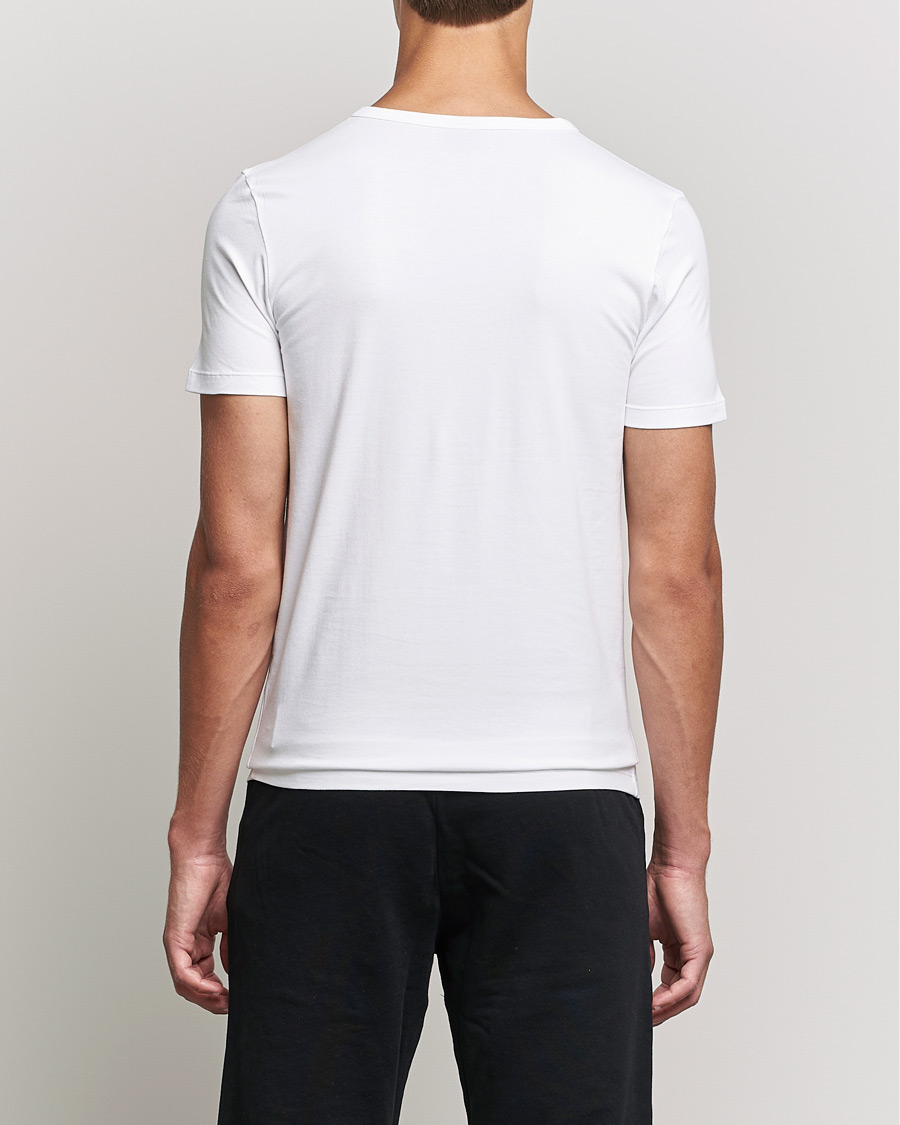 Herren | T-Shirts | BOSS BLACK | 2-Pack Crew Neck Slim Fit T-Shirt White