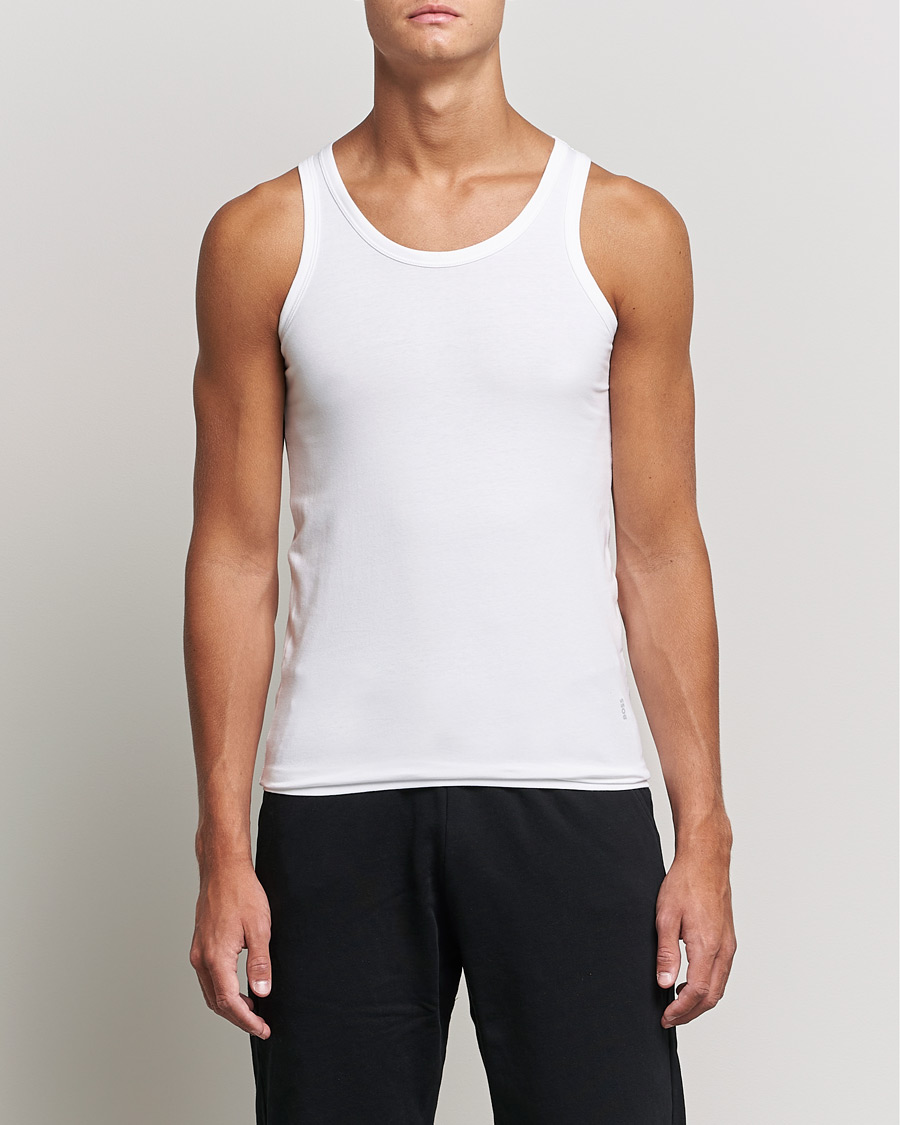 Herren | T-Shirts | BOSS BLACK | 2-Pack Tank Top  White