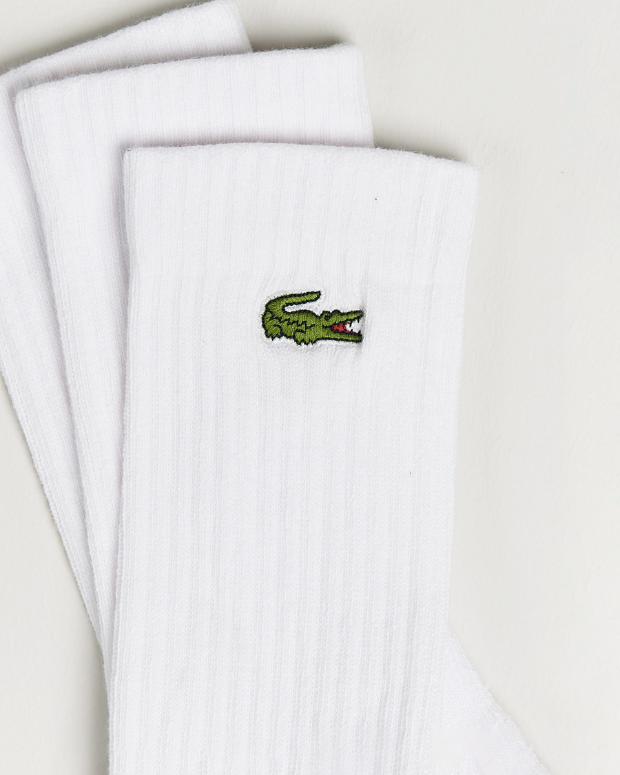 Herren | Unterwäsche | Lacoste Sport | 3-Pack Sport Socks White