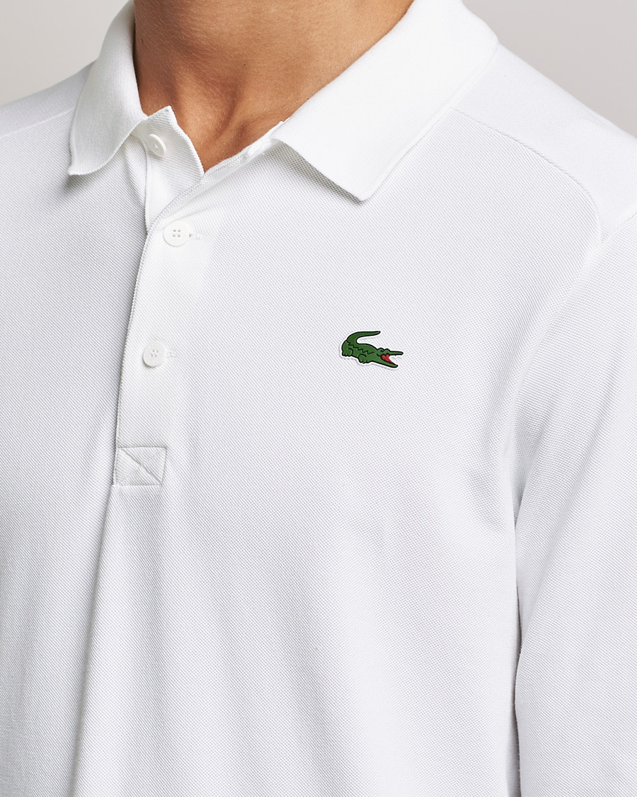 Herren | Poloshirt | Lacoste Sport | Performance Long Sleeve Polo White
