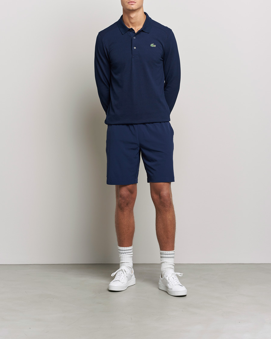 Lacoste shorts deals navy