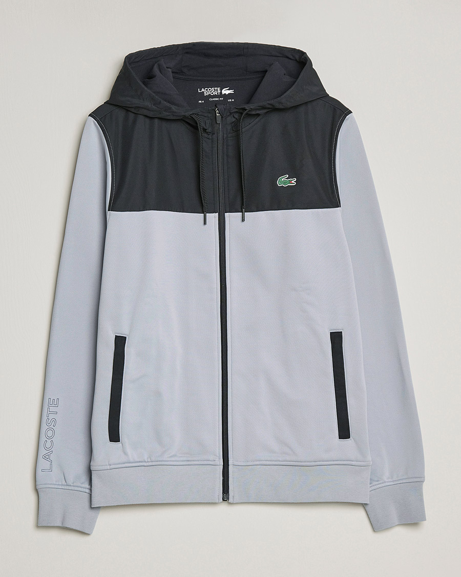 Lacoste men's full on sale zip hoodie fleece sweatshirt
