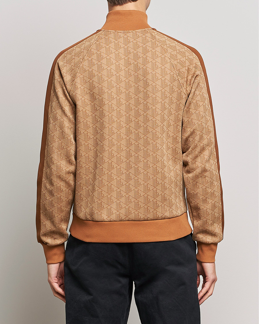 Herren | Pullover | Lacoste | High Neck Zip Mongram Jacuard Sweatshirt Viennese