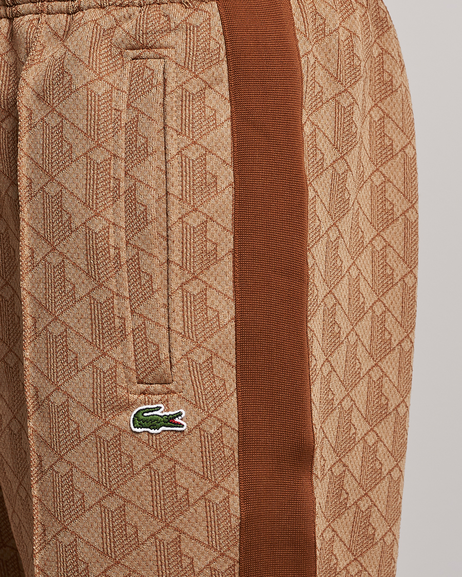 Herren | Hosen | Lacoste | Monogram Cotton Jacuard Tapered Trackpants Viennese