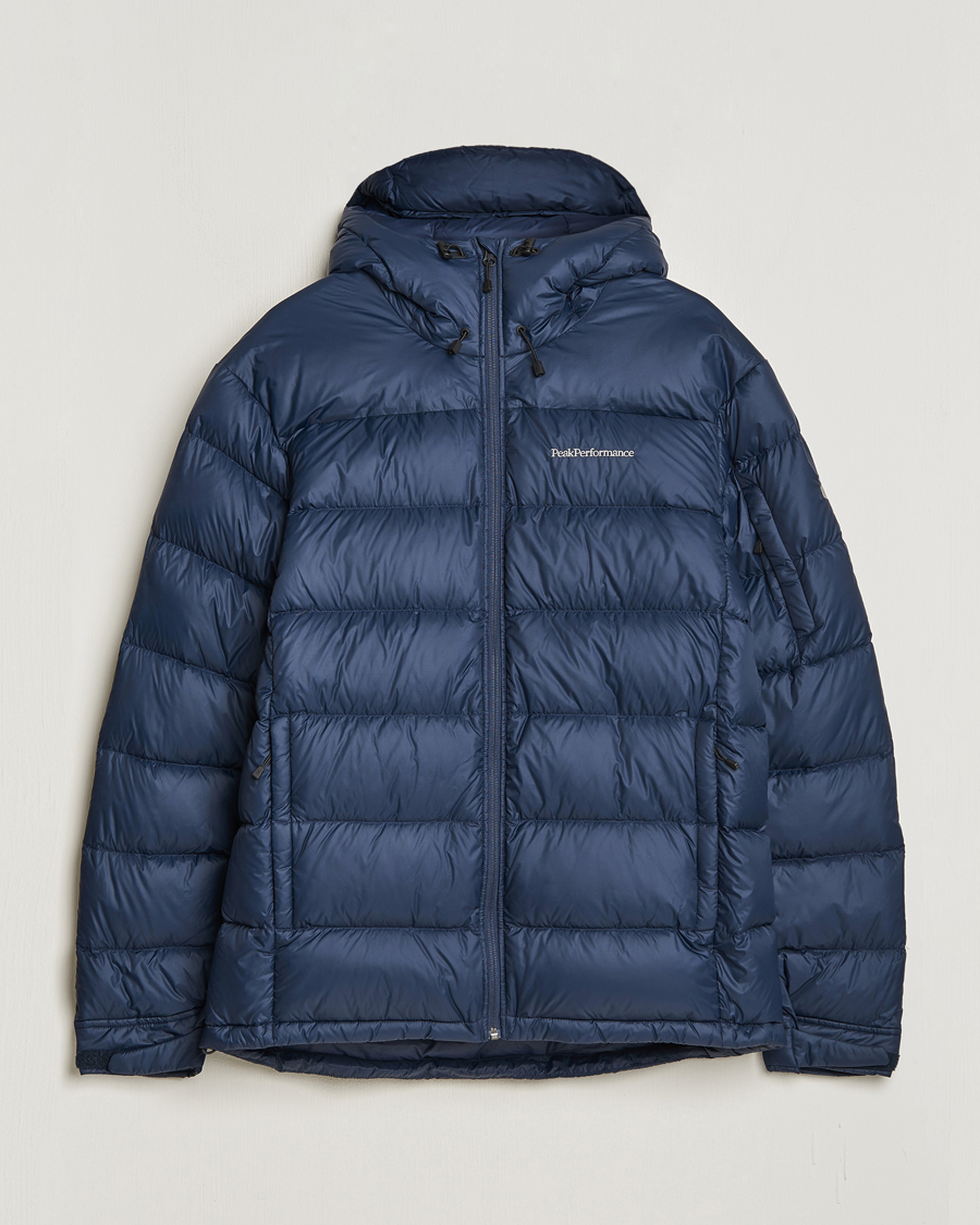 Peak Performance Frost Down Hooded Jacket Blue Shadow bei Care of Carl