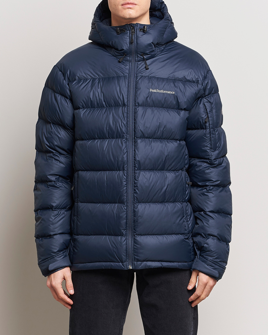 Herren | Daunenjacken | Peak Performance | Frost Down Hooded Jacket  Blue Shadow