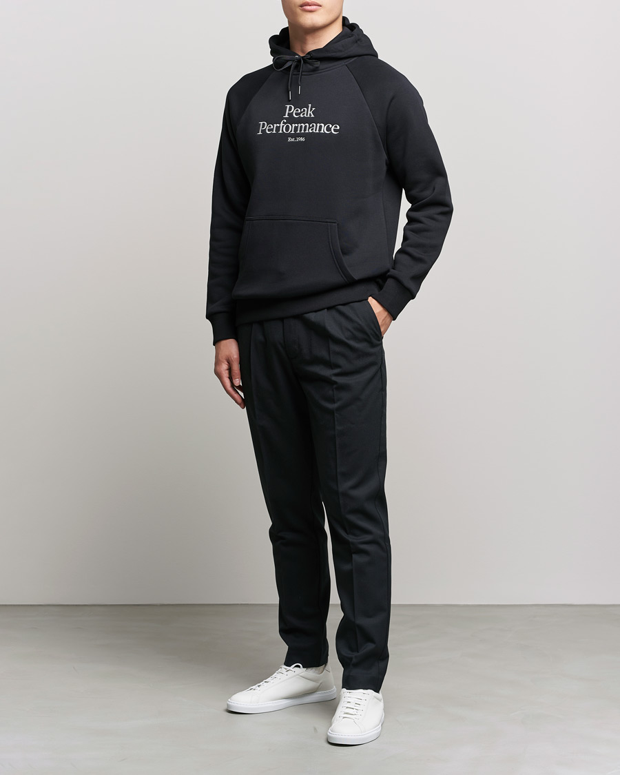 Herren | Pullover | Peak Performance | Original Logo Hoodie Black