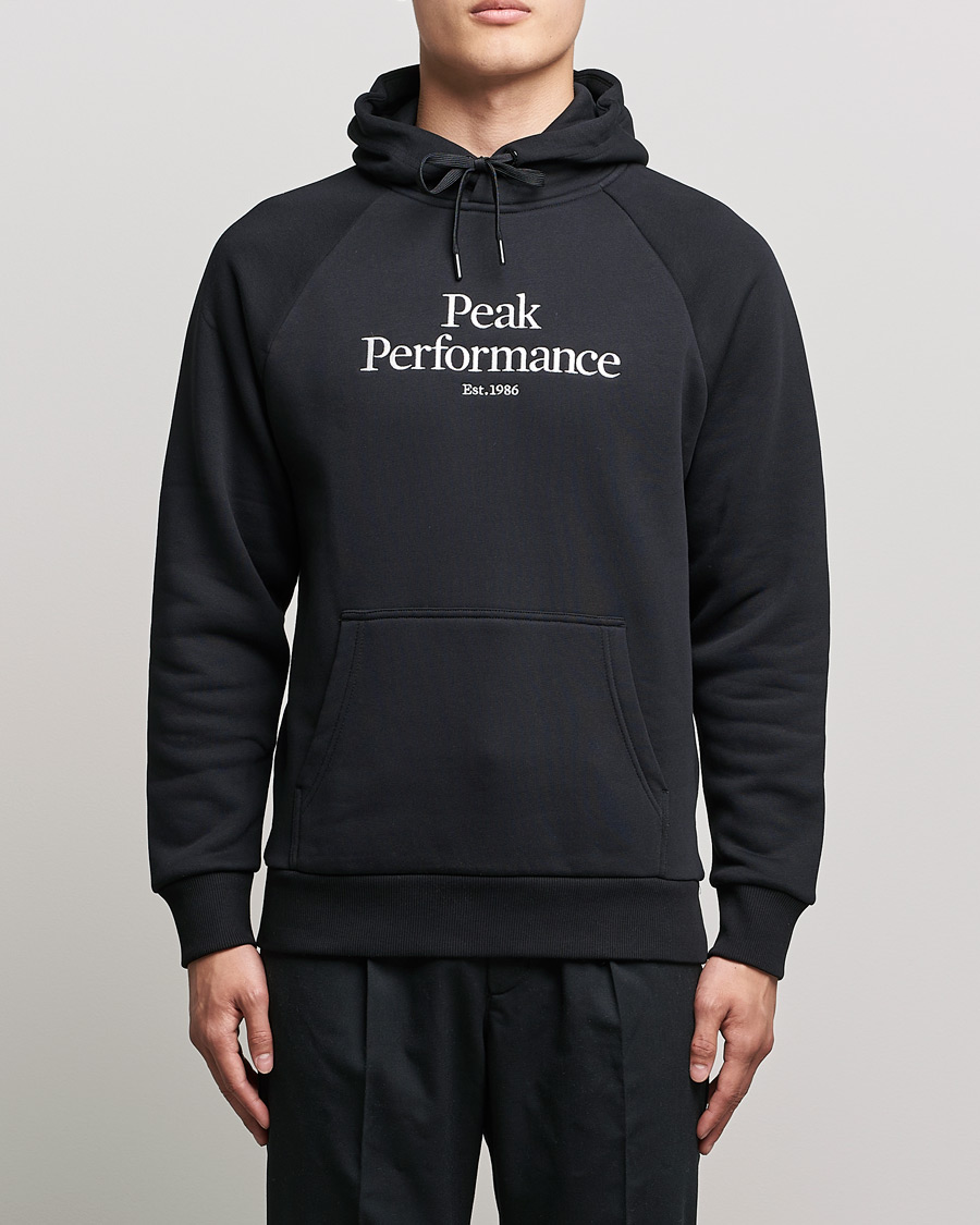 Herren |  | Peak Performance | Original Logo Hoodie Black